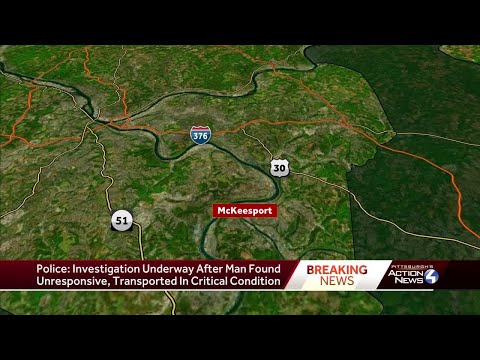 Police: Man found unresponsive in middle of McKeesport road