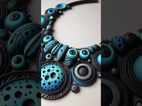 AI design #shorts #trends #polymerclay #fashion #aidesign #art #style #aiart #polymerclaynecklace