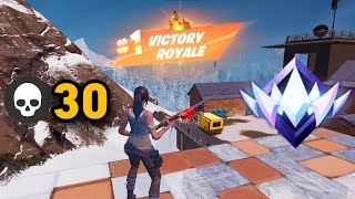 30 Kill Unreal Rank *SOLO SQUADS RANKED* | Fortnite Chapter 5