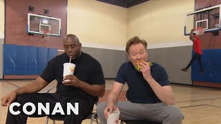 Conan Plays Horse With Magic Johnson | CONAN on TBS