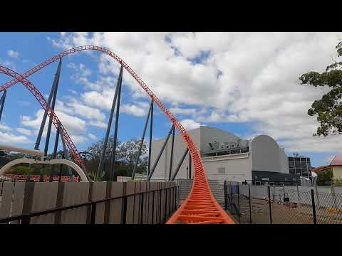 Steel Taipan - FIRST LOOK POV - First 4K Look Onboard Dreamworld's Newest Coaster