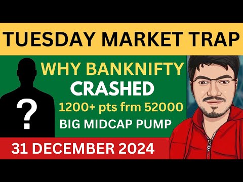 Nifty Prediction and Bank Nifty Analysis for Tuesday | 31 December 2024 | Bank Nifty Tomorrow