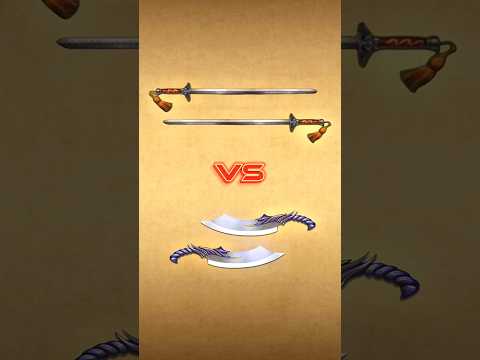 Hermit's swords or Dragons teeth? which one is the best? 🤔 #shorts #shadowfight2