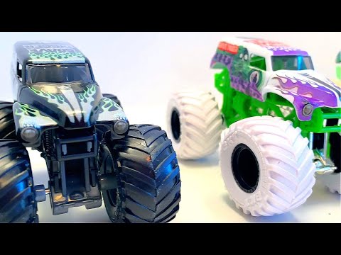 MONSTER JAM | GRAVE DIGGER GRINDUP | TMNT | SASQUATCH | HOT WHEELS MONSTER TRUCKS | EL TORO LOCO