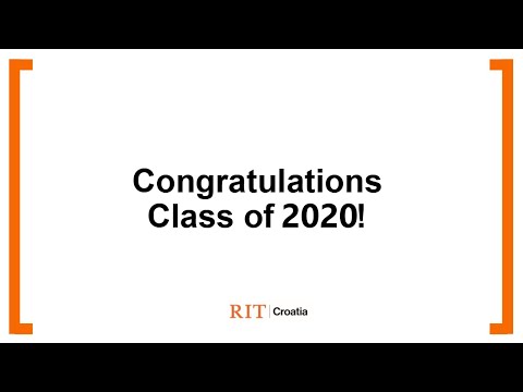 22nd commencement ceremony of RIT Croatia, Dubrovnik campus