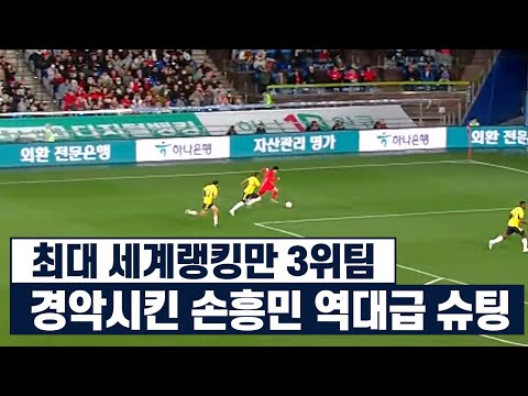 세계랭킹 3위 앞에서 손흥민이 보여준 레전드 경기ㅋㅋㅋ