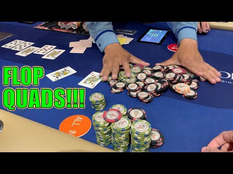 I Flop QUADS & Get RAISED TWICE!! Winning Unbelievable $10,000+ ALL IN! Must See!! Vlog Ep 263