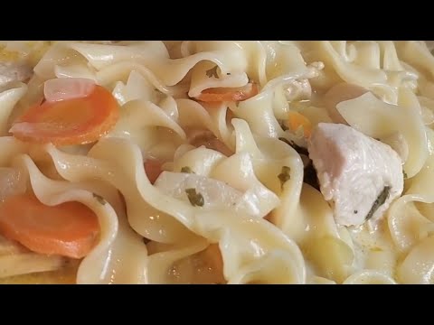 Creamy Chicken Noodle Soup