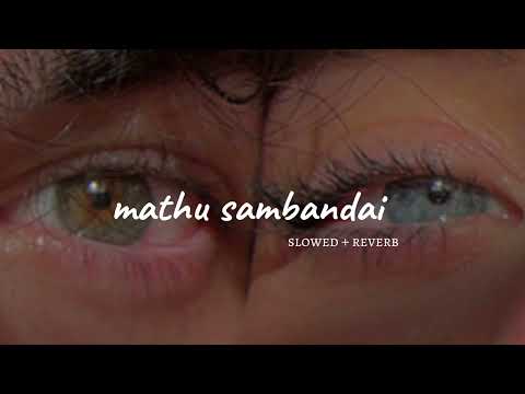 Mathu  Sambandai (මතකද මන්දා මාව) __slowed + reverb --- ( vibeZ )🫀