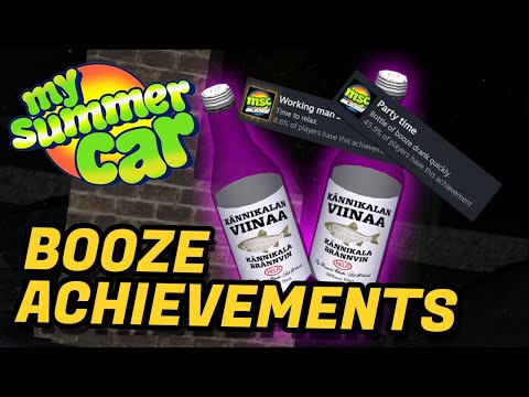 How to get Working Man's Saturday and Party Time Achievements in My Summer Car