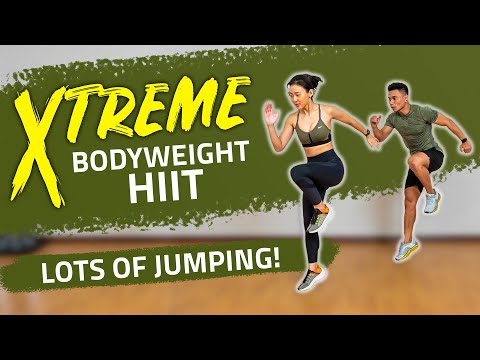 Xtreme Bodyweight HIIT (Lots of Jumping!) | Joanna Soh (Fio Series)