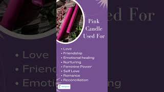 Pink Candle l Candle Spells