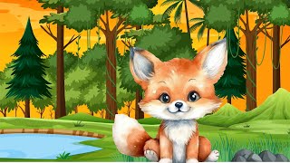 f for fox #kgfunkids#foxfacts#abcdkids#foxadventure#KidsAnimalChannel#KidsNatureLearning#fox