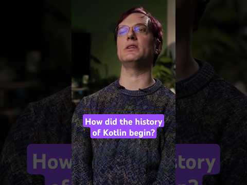 How did the history of Kotlin begin? #kotlin