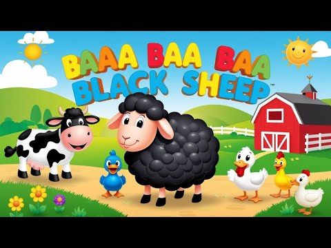 "🎶 Baa Baa Black Sheep | The Ultimate Nursery Rhyme Adventure for Kids! 🐑🌈"