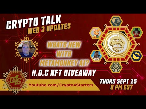 !NFT GIVEAWAY! CRYPTO TALK LIVE WEB 3 UPDATES! WHATS NEW WITH MMAI?! PARA STAKING UPDATES!