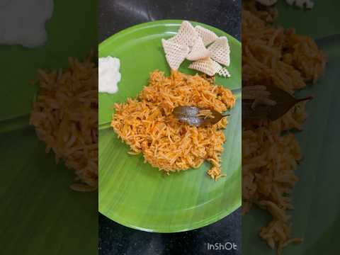 #shorts 😍😋Tomato Biryani தக்காளி பிரியாணி Today Simple Lunch #biryani #lunch #viral #foodie