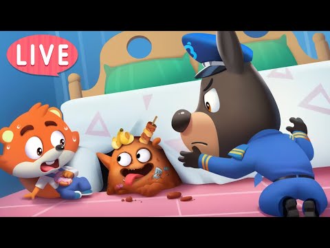 🔴LIVE | Don't Litter Around | Kids Learn Good Habits | Sheriff Labrador | BabyBus TV