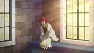 Zen and Shirayuki kissing scene!