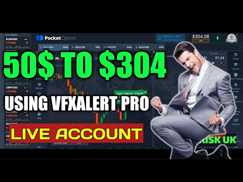 50$ to $304 Using vfxAlert pro || Never lose in Pocket Option | Pocket option strategy