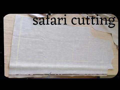 safari cutting (Safari cutting karne ka tarika ). #newfashion #tailor #safari #suits #manfashion