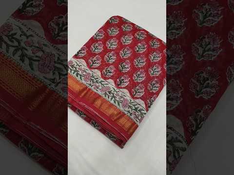 Maheshwari Silk Saree | Bagru Print Sarees | Handloom Sarees #shopnow