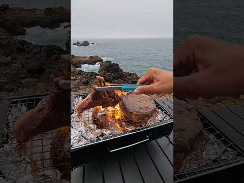 Steak with a view #youtubeshorts #steak