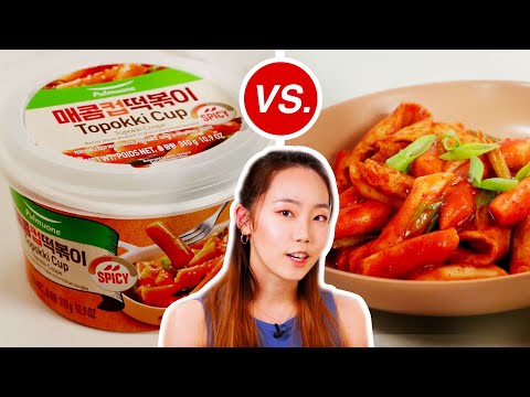 Homemade Vs. Microwave: Korean Meals