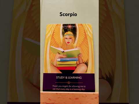 Scorpio / If you have been considering committing yourself to a new course of study #angelcards