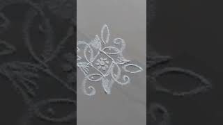 #simple rangoli design #daily wear rangoli muggulu #beginner #youtubeshorts