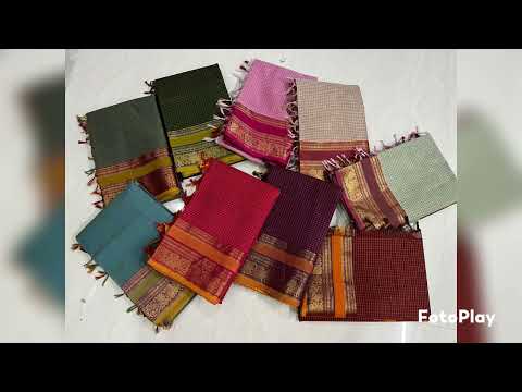 Cotton sarees manufacturer | 9 yards sarees | 10yards sarees | kanchi cotton sarees | sarees