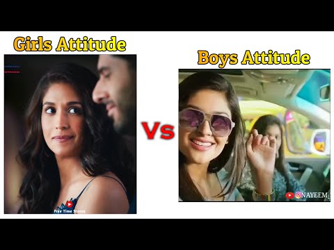 Girls Attitude Vs Boys Attitude !! Memes #viralmemes #memes