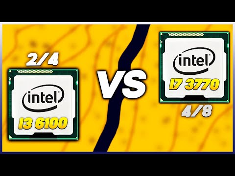 O I7 3770 PERDE EM DESEMPENHO PARA O I3 6100?