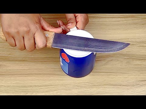 Chef's secret to sharpen any dull knife quickly!