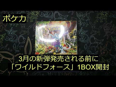 【ポケカ】新弾発売直前に「ワイルドフォース」1BOX開けます！