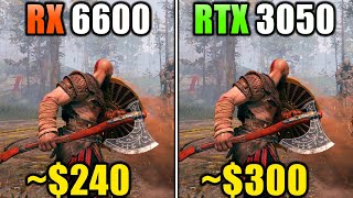 RX 6600 vs. RTX 3050 - Low Price but Performance?