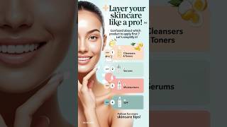 How to Layer Your Skincare Products in Correct Order? #skincare