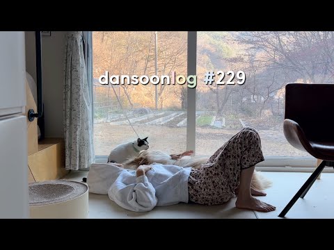 Winter rural life in Korea vlog 229) Lazy day routine