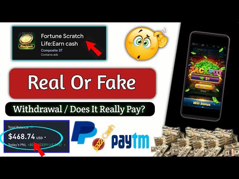 Fortune Scratch Life Earn Cash Game Withdraw - Fortune Scratch Life Earn Cash Real Or Fake