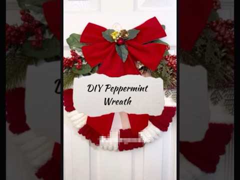 Corona Navideña #christmas Door Wreath #diy