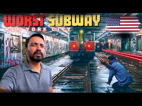 New York City 🇺🇸 : WORST but BEST Subway