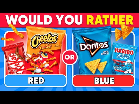 Would You Rather Red vs Blue Food 🌶️ 🧊 Daily Quiz