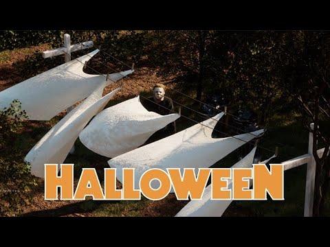 Michael Myers at the Clothesline | Halloween Music & Fall Atmosphere | Horror Ambience