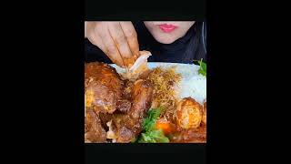 whole chicken curry and egg curry with rice #mukbang #extremebigbites #eatingshow #bigbites