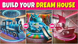 Would You Rather...? Build Your Dream House 🏠🌈💞 Quiz Rainbow