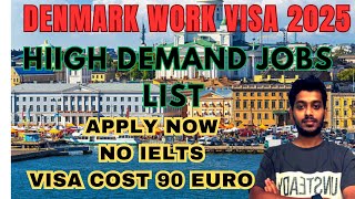 Denmark 🇩🇰 Work visa 2025 l How to find job in Denmark without agency Malayalam