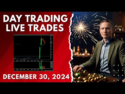 Live Day Trading - 2 Days Left in 2024 #daytrade #stocks