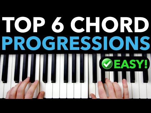 6 BEST Chord Progressions for Piano Beginners EASY