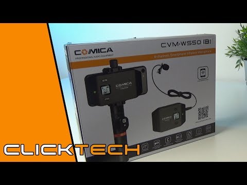 Best Wireless Microphone For YouTube? Comica CVM-WS50(B) Unboxing and Test