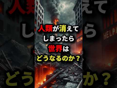 人類が消えてしまったら世界はどうなるのか？　#都市伝説